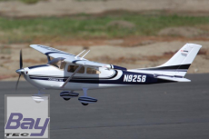 FMS Big Scale Cessna 182 Trainer blau, PNP 1400mm ohne Akku/RC