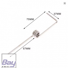 Drath Fahrwerk / Bugfahrwerk 4mm gefedert