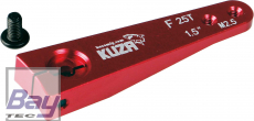 Kuza Servohebel 1-Arm Futaba 25T 38/32mm 1.5 M2,5 Heavy Duty V2 Aluminium