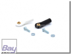 MP-JET KUGELKOPF M2,5/M2 M.SCHRAUBE KURZ 6 STK. schwarz