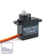 Bay-Tec S12MG Servo 12,5g 2,2kg 12,6mm 0,08sec Metallgetriebe - Bulk