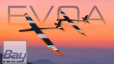 Robbe Modellsport EVOA 3.0 ARF V2 VOLL-GFK Segler HOCHLEISTUNGSSEGLER MIT 4-KLAPPENFLGEL