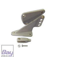 Bay-Tec Ruder H�rner 4 Loch 55x40mm - 2 Stk