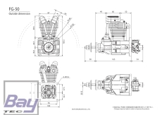 SAITO FG-50 Benzin 4-Takt Motor