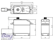SAVÖX B-06KG Analog Standard Servo Budget by Savöx