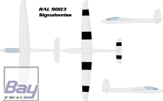 RC-FLIGHT-ACADEMY X-RAY 3500mm ARF - WEISS - VOLL GFK/CFK - Leistung wird neu definiert werden....