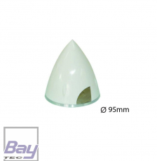 Bay-Tec Contest Spinner mit Alu R�ckplatte 95mm (Weiss)