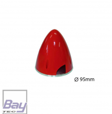 Bay-Tec Contest Spinner mit Alu R�ckplatte 95mm (Rot)
