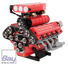 TOYAN FS-V800GCS 8-Cyl Methanol Engine 4-Stroke Kit