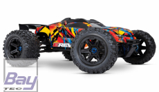 TRAXXAS E-REVO Brushless 4WD TQi TSM - Solar Flare - ohne Akku / Lader