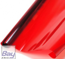 Bay-Tec Bgel-Folie - Transparent-Rot - Breite 64cm - je m