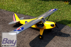 VQ-Model Aircraft J3 - CUB U.S. ARMY Yellow U.S. ARMY 46 size EP-GP - ARF - 1620mm