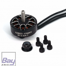 Bay-Tec X2807 1700KV Brushless Motor  - 47,9g - max 900W