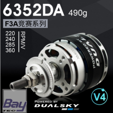 DUALSKY XMOTOR XM6352DA-26 V4 220 K/V IDEAL FR F3A - 490g 3000W