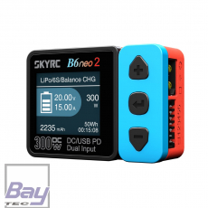 SkyRC B6neo 2 DC Ladeger�t blau/rot LiPo 1-6S 15A 300W