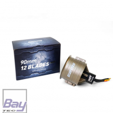 FMS 90MM Pro 12 Blatt Alu Impeller EDF mit 4075-KV1500 Inrunner Brushless Motor (8S)