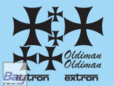 Dekorsatz Oldiman (schwarz)