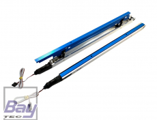 Elektrische Strklappen 300mm (Paar) 4,8 - 8,4V blau eloxiert