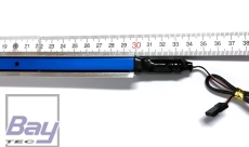 Elektrische Störklappen 300mm (Paar) 4,8 - 8,4V blau eloxiert