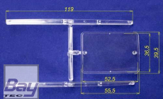 Scale Segler Schiebe Fenster 1:3