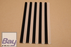 10 Heiklebe-Sticks 11 x 200 mm - klar/schwarz gemischt