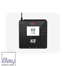 iSDT SMART CHARGER K2 DUO - 200/500W, 20A, 2x6S Lipo, mit integriertem Netzteil