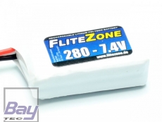 LiPo Akku FliteZone 280mAh - 7,4V - 2S