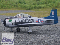VQ Model T-28 Trojan (silber/blau) / 1770mm