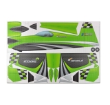 Shockflyer Edge 540V3 840mm Kit Grün - 3mm Flexi Foam