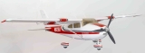 FMS Big Scale Cessna 182 Trainer rot, PNP 1400mm ohne Akku/RC