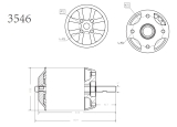 Robbe Modellsport RO-POWER TORQUE 3546 760 K/V Brushless Motor