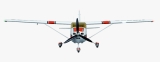FMS Big Scale Cessna 182 Trainer blau, PNP 1400mm ohne Akku/RC