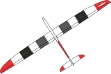 Robbe Modellsport Scirocco XL 4,5m ARF (Weiss) Voll- Carbon Hochleistungssegler mit 4-Klappenflügel