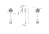 Tomcat P3701 Brushless Motor 2808 KV1070