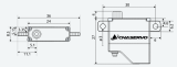 CHASERVO HV85H 8,5mm HV Servo 8,9kg - F3K F5K RES-Segler schmale, dünne Flügel