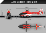 DRF AFX-135 PRO Brushless 6-Kanal 352mm Helikopter 6G RTF