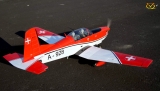 VQ Model Pilatus PC 7 (Swiss ver. ROT/WEISS) Viper 1540mm ARF