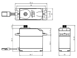 SAVÖX B-06KG Analog Standard Servo Budget by Savöx