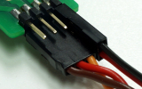 Tragflächensteckverbinder 8polig mit Stiftleiste, Stecker & Buchse