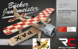 RC-Factory Bücker Jungmeister - Gelb - 775mm