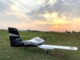VQ-Model PA-38 Tomahawk 60 Größe (1,92 m Spannweite) Rot / Blau