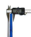 Elektrische Störklappen 300mm (Paar) 4,8 - 8,4V blau eloxiert