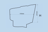 Black Horse JU 87B-Stuka ARF 2300mm - Ersatz Motorhaube