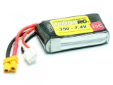LiPo Akku LEMONRC 350mAh - 7.4V (35C) - 2S
