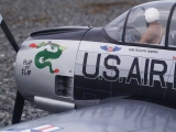 VQ Model T-28 Trojan (silber/blau) / 1770mm