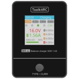ToolkitRC M4AC Smart Charger AC 30W 2,5A LCD Farbdisplay