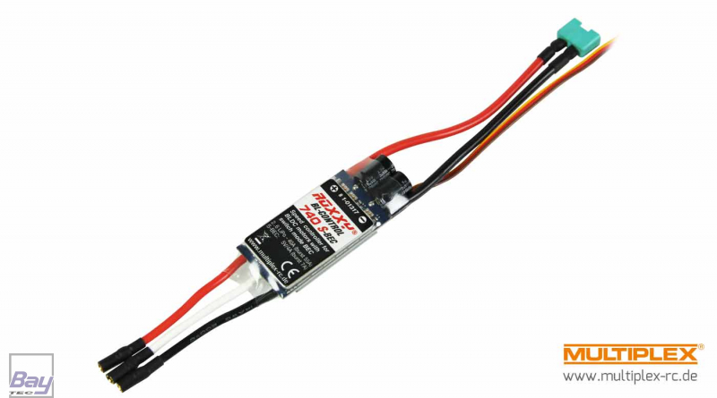 Contrôleur de vitesse MULTIPLEX MULTIcont BL-20 S-BEC BRUSHLESS