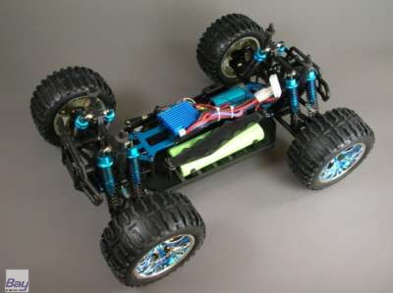 Voiture Torche Pro Monster Truck Brushless, 4WD, 1/10, RTR - LCDP 