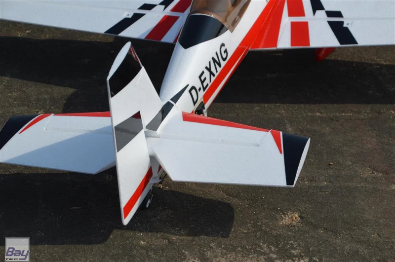 Aereo Acrobatico Extra 300 3D EPO 1200mm - PNP Rosso Argento Torcster