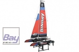 Binary Catamaran Yacht RTR 2.4GHz - Rot 710mm Hhe